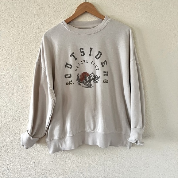 Graphic crewneck sweater Size Large - Picture 1 of 5